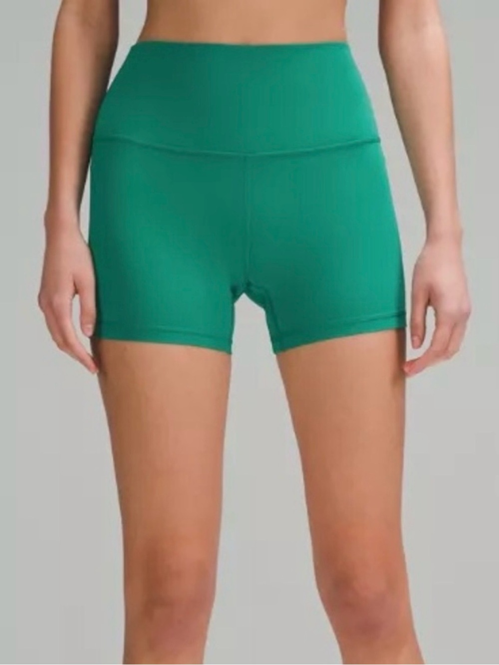 lululemon athletica Align High-Rise shorts 4“ Cascadia Green Sz 6